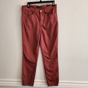 Nanette Lapore Women's Size 6 Belle High‎ Rise Ankle Skinny Pink Pants NWT